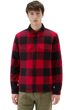 Woolrich Jassen, Heren, Rood, M, Array Light Jacket