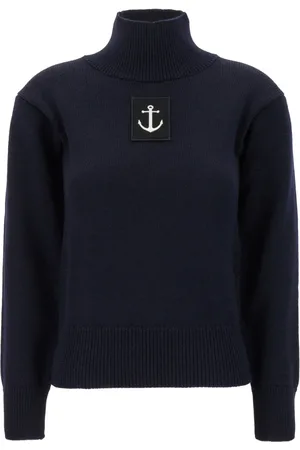 Jil Sander Truien, Dames, Zwart, S, High Neck Trui