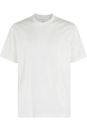 Y-3 Tops, Heren, Wit, S, Katoen, Graphic T-shirt