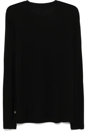 HUGO BOSS Tops, Heren, Zwart, 3Xl, Blended Wool T-shirt