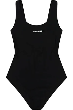 Jil Sander Badkleding, Dames, Zwart, XS, Elegante, Verfijnde Stijl Suit