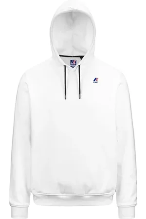 K-Way Sweatshirts & Hoodies, Heren, Wit, S, Katoen, Felpa Hoodie