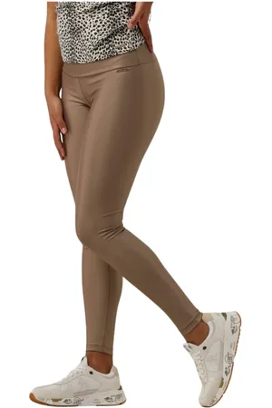 Deblon Sports Broeken, Dames, , M, Shine Leggings High Waistband Taupe