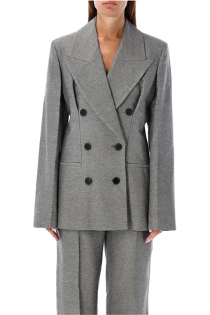 J.W.Anderson Jassen, Dames, Grijs, S, Hour Glass Blazer