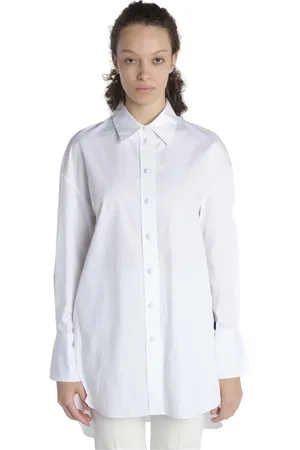 Joseph Blouses & Shirts, Dames, Wit, S, Katoen, Wit katoenen overhemd