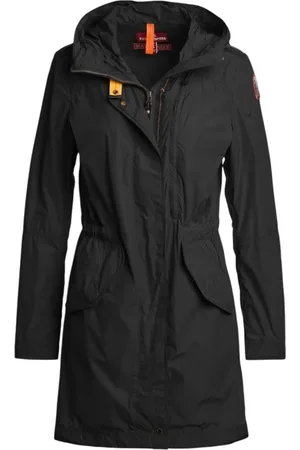 Parajumpers Mantels, Dames, Zwart, M, Polyester, Tank Sommer 25 Parka