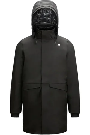 K-Way Sport, Heren, Zwart, XL, Polyester, Thomas Bonded Padded Parka
