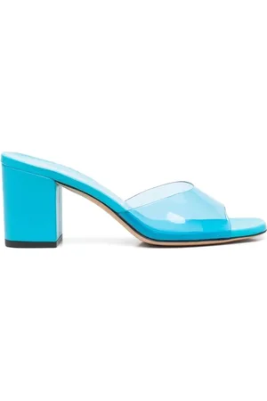 PARIS TEXAS Schoenen, Dames, Blauw, 40 EU, Anja 70mm Muiltjes