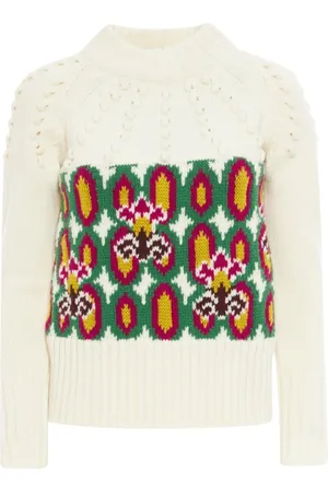 La DoubleJ Truien, Dames, Wit, XS, Wol, Alpine Energy Sweater