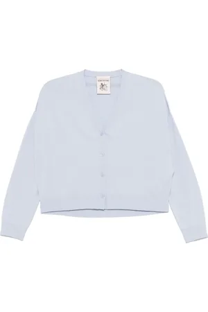 SEMICOUTURE Truien, Dames, Blauw, L, Stijlvolle Sweaters Collectie