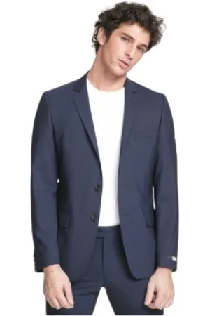 Karl Lagerfeld Pakken, Heren, Blauw, XL, Wol, Marineblauwe blazer