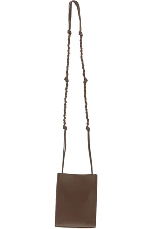 Jil Sander Tassen, Heren, Bruin, ONE Size, Leer, Tangle SM Cross Body Bag