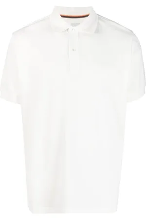 Paul Smith Tops, Heren, Wit, M, Katoen, Wit Katoenen Poloshirt