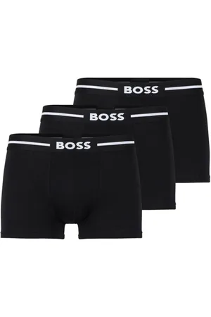 HUGO BOSS Ondergoed, Heren, Zwart, 2Xl, Katoen, Zwarte Boxershorts Set