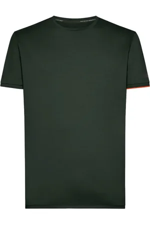 RRD Tops, Heren, Groen, M, Katoen, Monochrome T-shirt in technisch katoen piqué