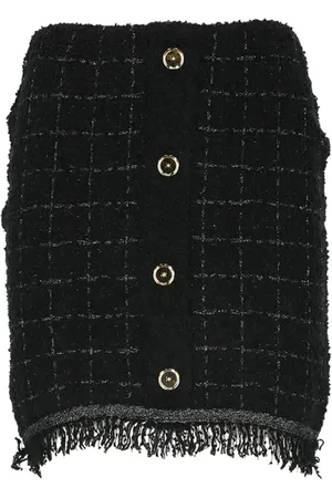 Pinko Rokken, Dames, Zwart, XS, Wol, Girino Rok