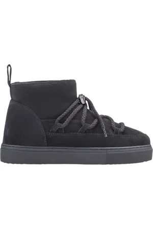INUIKII Schoenen, Dames, Zwart, 38 EU, Leer, Winterlaarzen