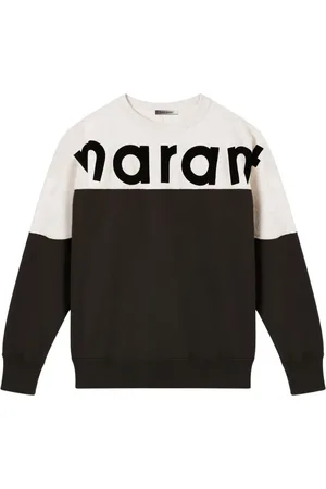 Isabel Marant Sweatshirts & Hoodies, Heren, Veelkleurig, L, Katoen, Tweekleurig katoenen sweatshirt met lange mouwen en ronde hals