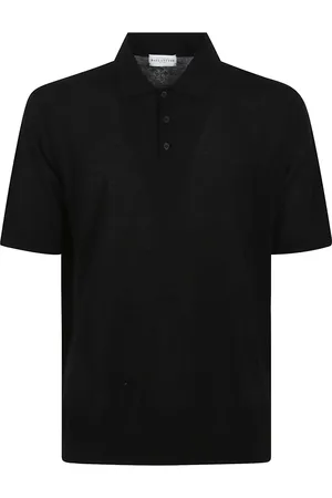 BALLANTYNE Tops, Heren, Zwart, M, Katoen, Blauw T-shirt Stijlvol en Comfortabel