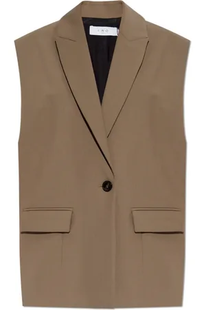 IRO Jassen, Dames, Groen, L, Wol, Cynesa Vest