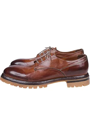 ELEVENTY Schoenen, Heren, Bruin, 44 EU, Leer, Derby Schoen