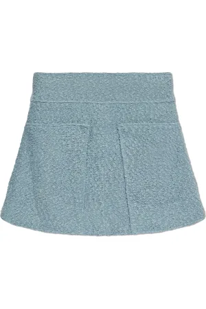 IRO Rokken, Dames, Blauw, L, Tweed, Tweed Rok