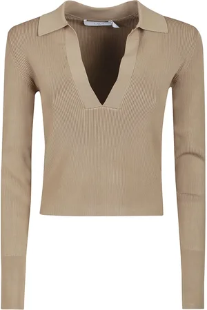 IRO Truien, Dames, Bruin, M, Cozy Knit Trui