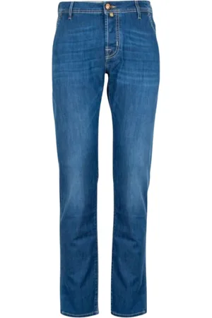 Jacob Cohen Jeans, Heren, Blauw, W30, Denim, Denim 5-Pocket Jeans Broeken
