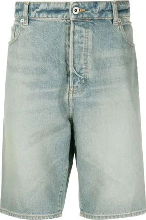 Kenzo Korte broeken, Heren, Blauw, W31, Denim, Himawari Denim Shorts