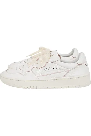ELEVENTY Schoenen, Dames, Wit, 39 EU, Leer, Vintage Lage Sneakers met Kleurrijk Profiel