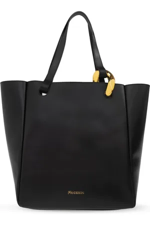 J.W.Anderson Tassen, Dames, Zwart, ONE Size, Leer, shopper bag