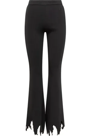 J.W.Anderson Broeken, Dames, Zwart, M, Polyester, Lasergesneden broek