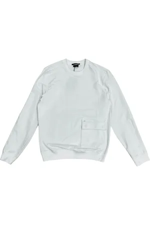 Paul & Shark Sweatshirts & Hoodies, Heren, Wit, XL, Katoen, Witte Sweatshirt van Katoenmix