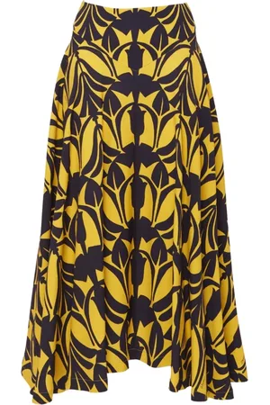La DoubleJ Rokken, Dames, Veelkleurig, S, Midi Rok