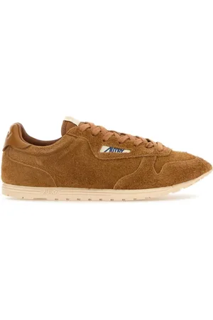 Autry Schoenen, Heren, Bruin, 45 EU, Suède, Kameel Suède Windspin Sneakers