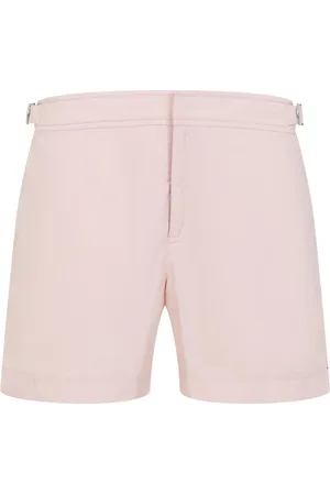 Orlebar Brown Badkleding, Heren, Roze, W32, Stijlvolle Roze & Paarse Zwembroek