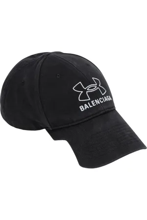 Balenciaga Accessoires, Heren, Zwart, L, Zonneklep Hoed Stijlvolle Modieuze Accessoire