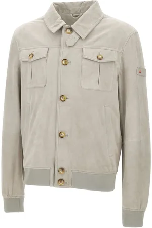 Peuterey Jassen, Heren, , 2Xl, Suède, Klassieke Suède Jas