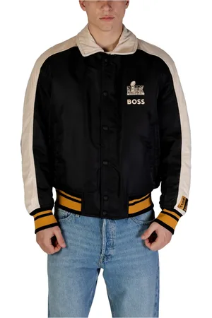 HUGO BOSS Jassen, Heren, Zwart, XL, Bomberjack