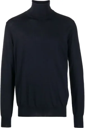 Jil Sander Truien, Heren, Blauw, 2Xl, Wol, Wollen Elegante Trui