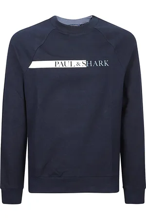 Paul & Shark Sweatshirts & Hoodies, Heren, Blauw, S, Katoen, Cotton Stretch Sweatshirt