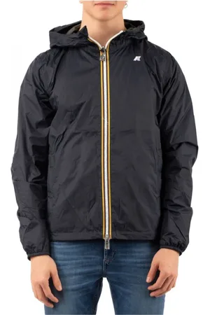 K-Way Jassen, Heren, Blauw, XL, Lichtgewicht Opvouwbare Jas