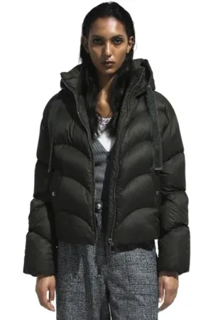 Khrisjoy Jassen, Dames, Zwart, M, Luxe Winter Down Jas