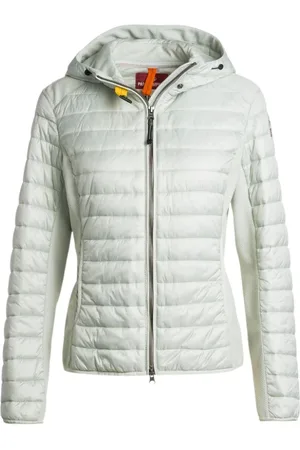 Parajumpers Jassen, Dames, Groen, S, Polyester, Hybride gewatteerde jas met donsbestendige stof
