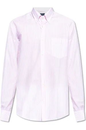 Paul & Shark Overhemden, Heren, Roze, 3Xl, Katoen, Overhemd met Streepjespatroon