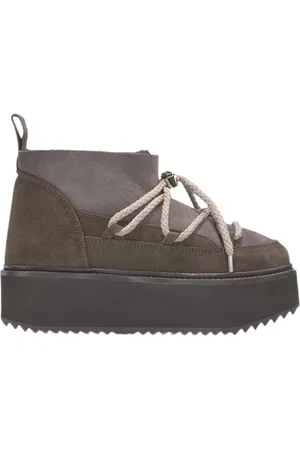 INUIKII Schoenen, Dames, Bruin, 39 EU, Leer, Klassieke Winterlaarzen