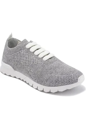 Kiton Schoenen, Dames, Grijs, 37 EU, Kasjmier, Luxe Kasjmier Sneakers