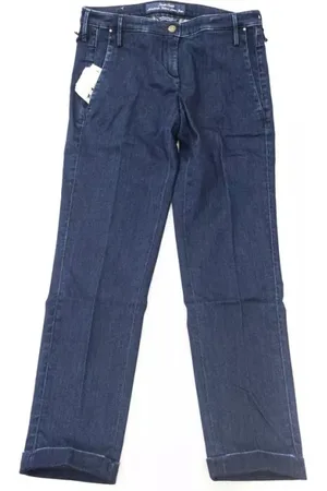 Jacob Cohen Jeans, Dames, Blauw, W31, Katoen, Slim-Fit Chino Jeans