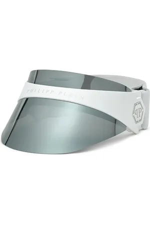 Philipp Plein Accessoires, unisex, Wit, ONE Size, Plein F.i.t. Future IS Today Visiera-K