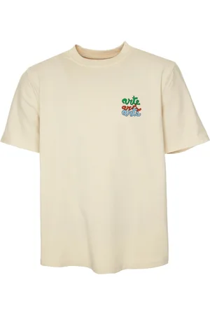 Arte Antwerp Tops, Heren, , L, Katoen, Grafische Print Logo T-Shirt Loose Fit